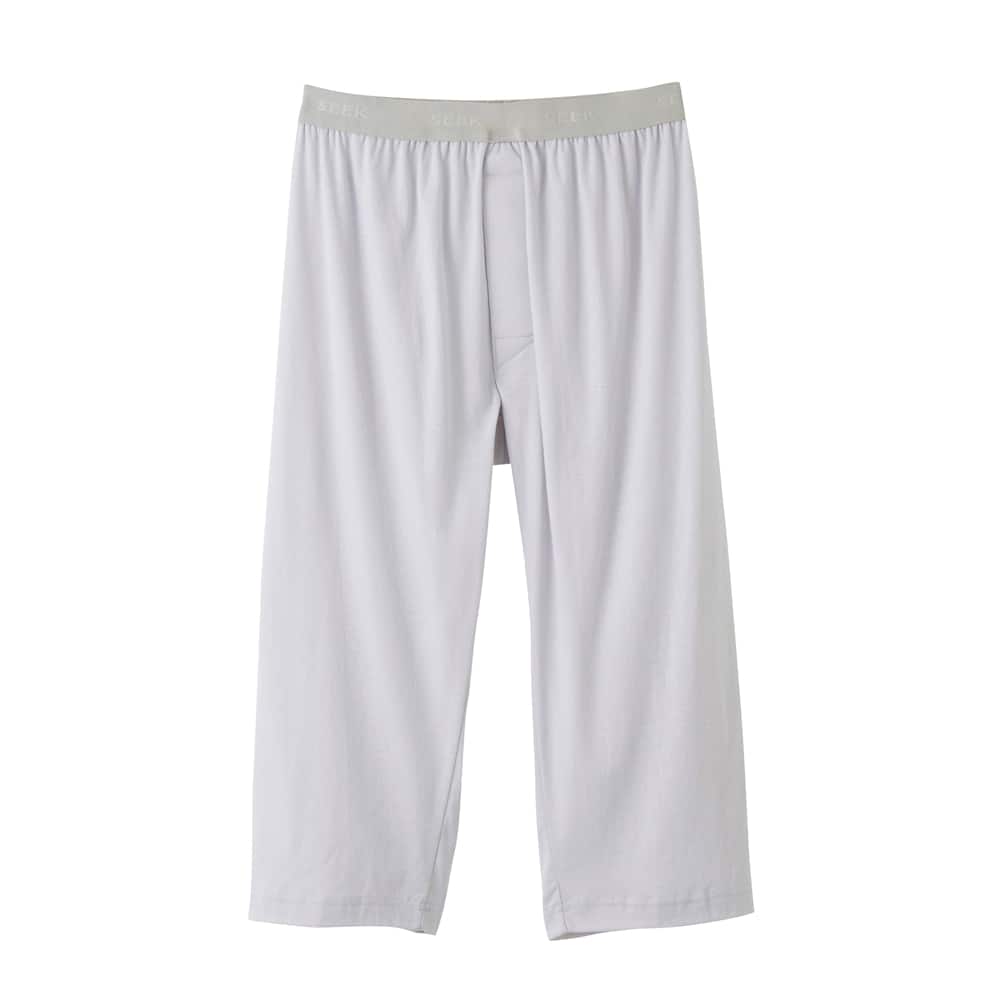 ハーフパンツ ニーレングス 前あき ひざ下丈 メンズ Ee1007a メンズ ステテコ 半ズボン下