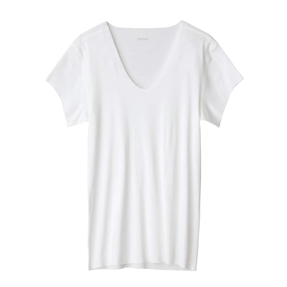 プレミアムライン 完全無縫製 uネックtシャツ u首 メンズ M オフホワイト メンズ プレミアムライン 完全無縫製 uネックtシャツ u首 メンズ M オフホワイト メンズ