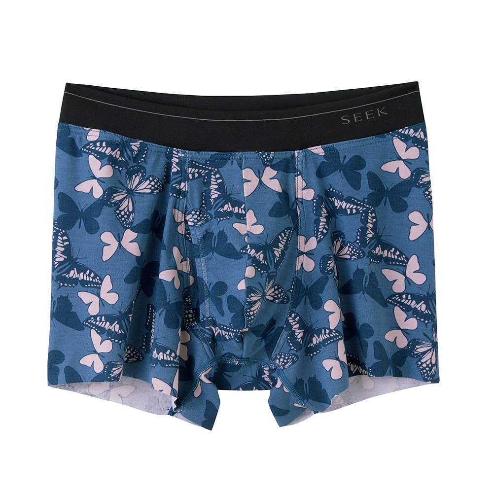 ボクサーパンツ 前あき メンズ M エバグリーン メンズ