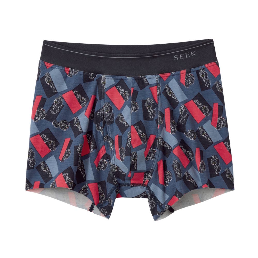 【裾きりっぱなし】ボクサーパンツ（前あき）【SALE】 EE6683D ダークブルー