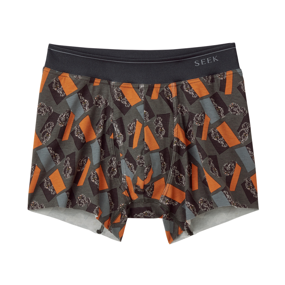 【裾きりっぱなし】ボクサーパンツ（前あき）【SALE】 EE6683D チャコールグレー