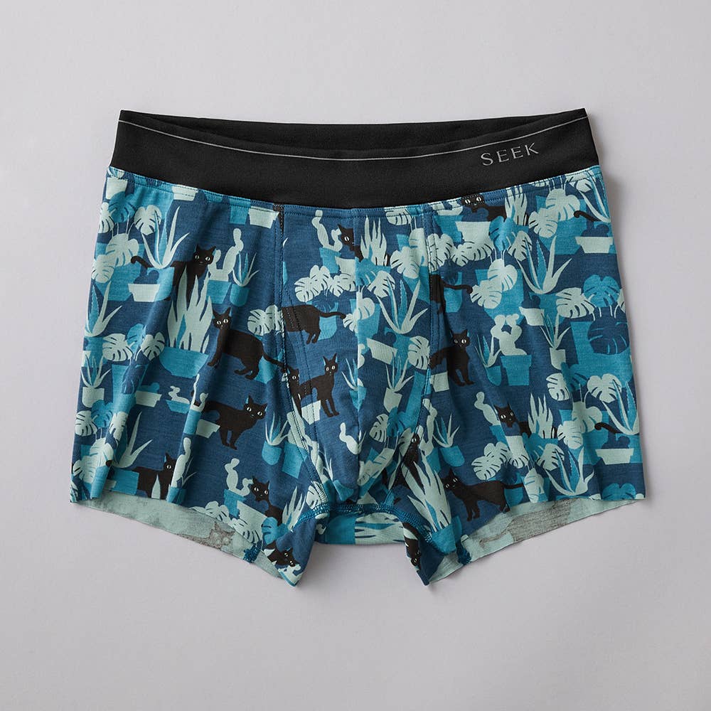 【裾きりっぱなし】ボクサーパンツ（前あき）【SALE】 EE6683E グレースブルー