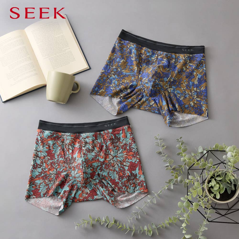 【裾きりっぱなし】ボクサーパンツ（前あき）