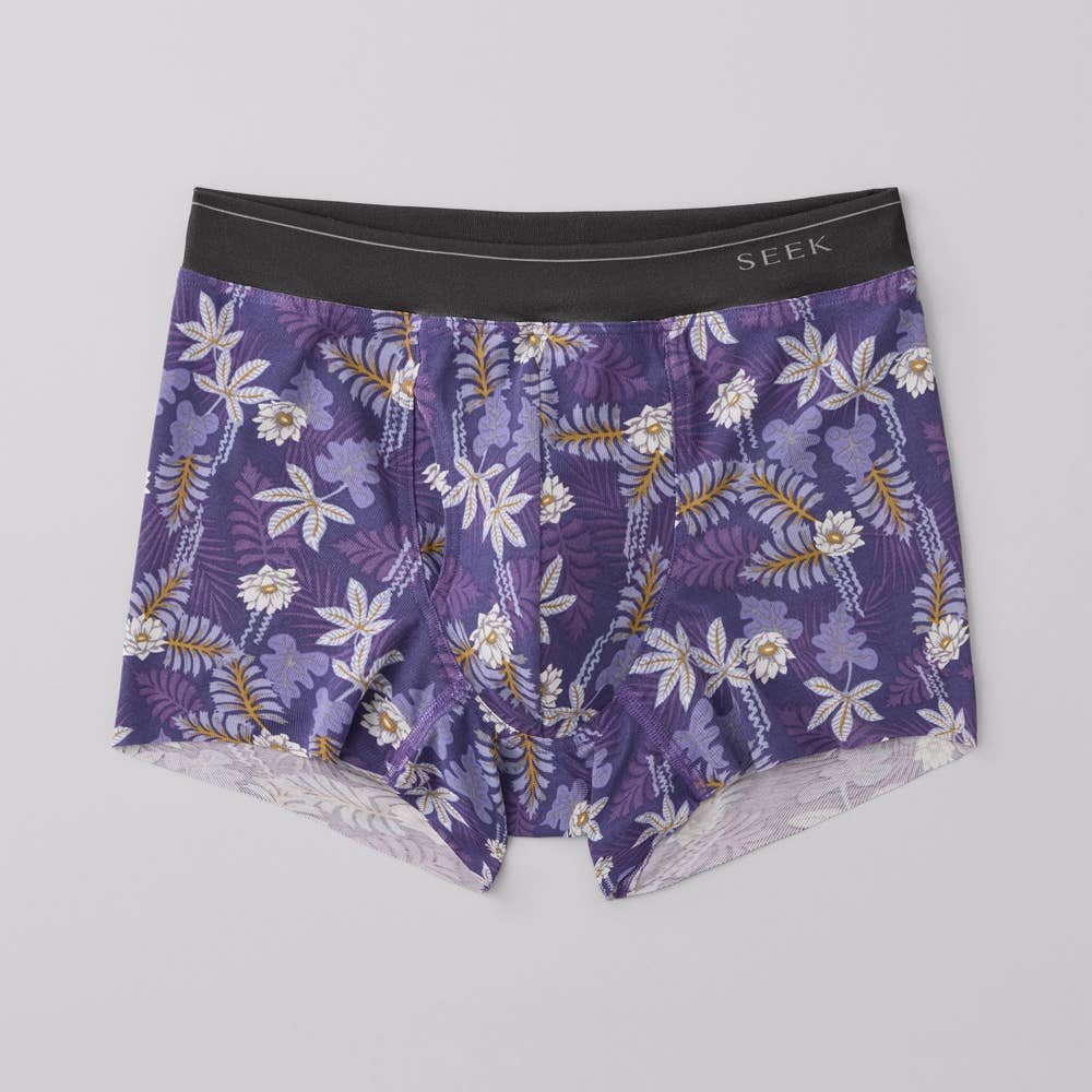 【裾きりっぱなし】ボクサーパンツ（前あき） EEC680B-000GF リュエルパープル