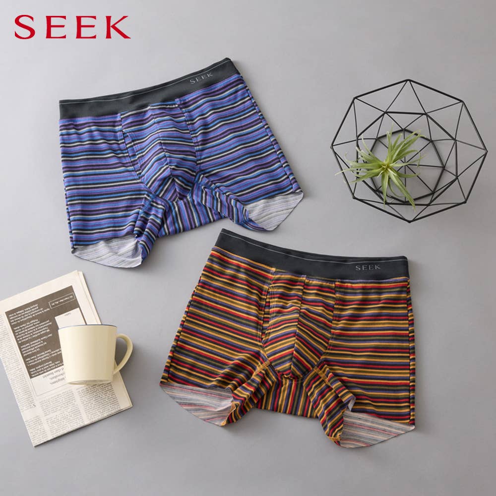 【裾きりっぱなし】ボクサーパンツ（前あき）