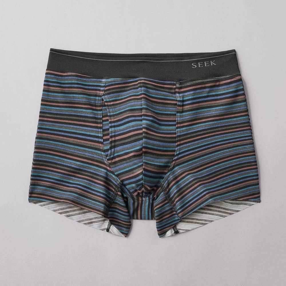 【裾きりっぱなし】ボクサーパンツ（前あき） EEC690A ツーロンブルー