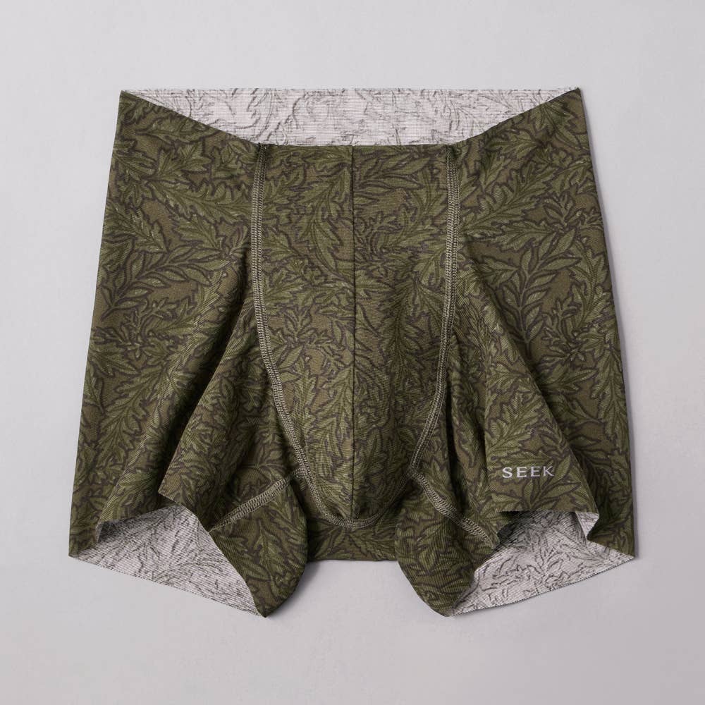 【腰ゴムなし】エアーズボクサーパンツ（前とじ） EEC880B-00089 オリーブ