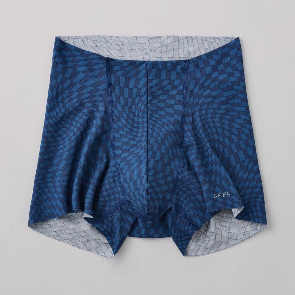 【腰ゴムなし】エアーズボクサーパンツ（前とじ） EEC880D-00063 ダークブルー