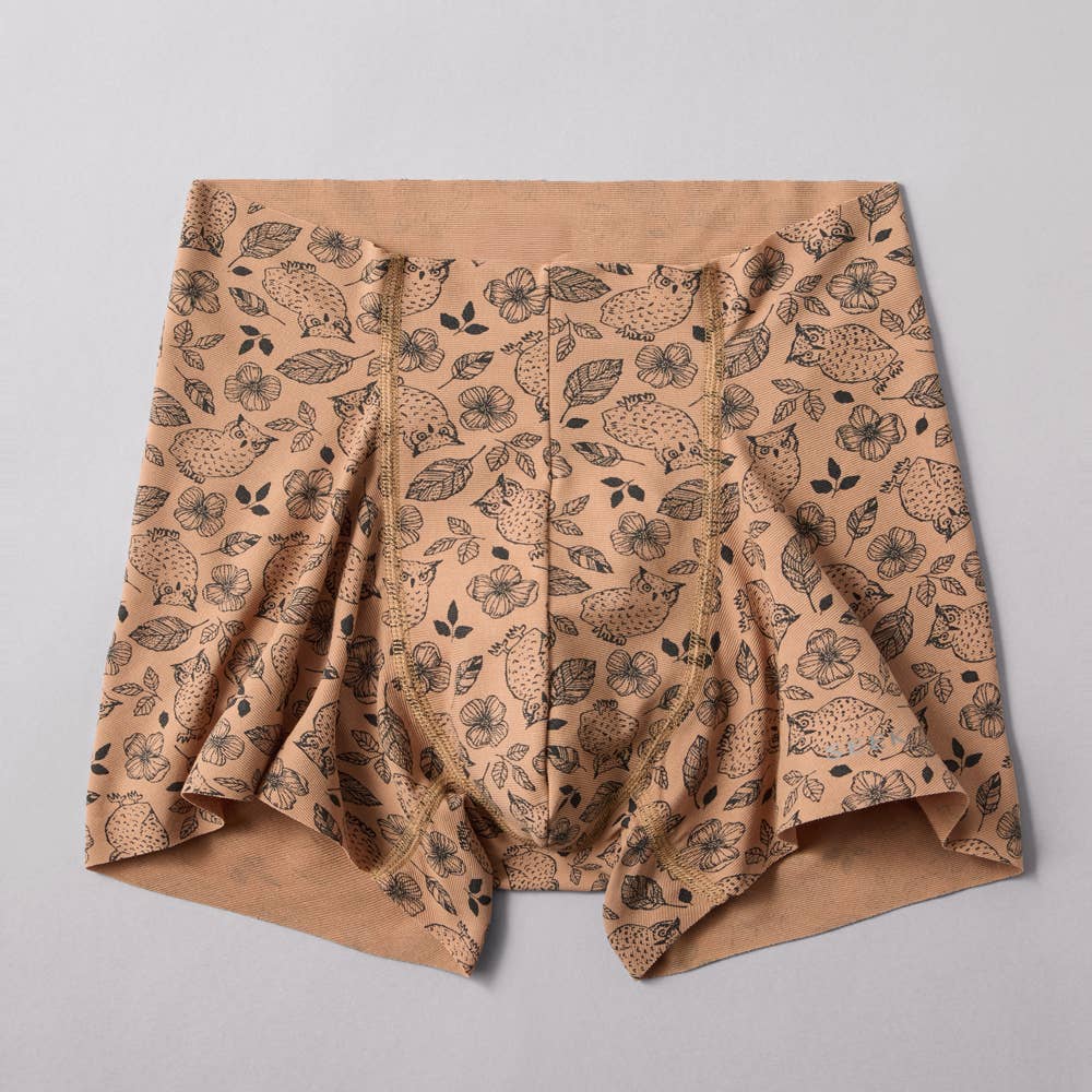 【腰ゴムなし】エアーズボクサーパンツ（前とじ） EEC880D-000RQ モカ