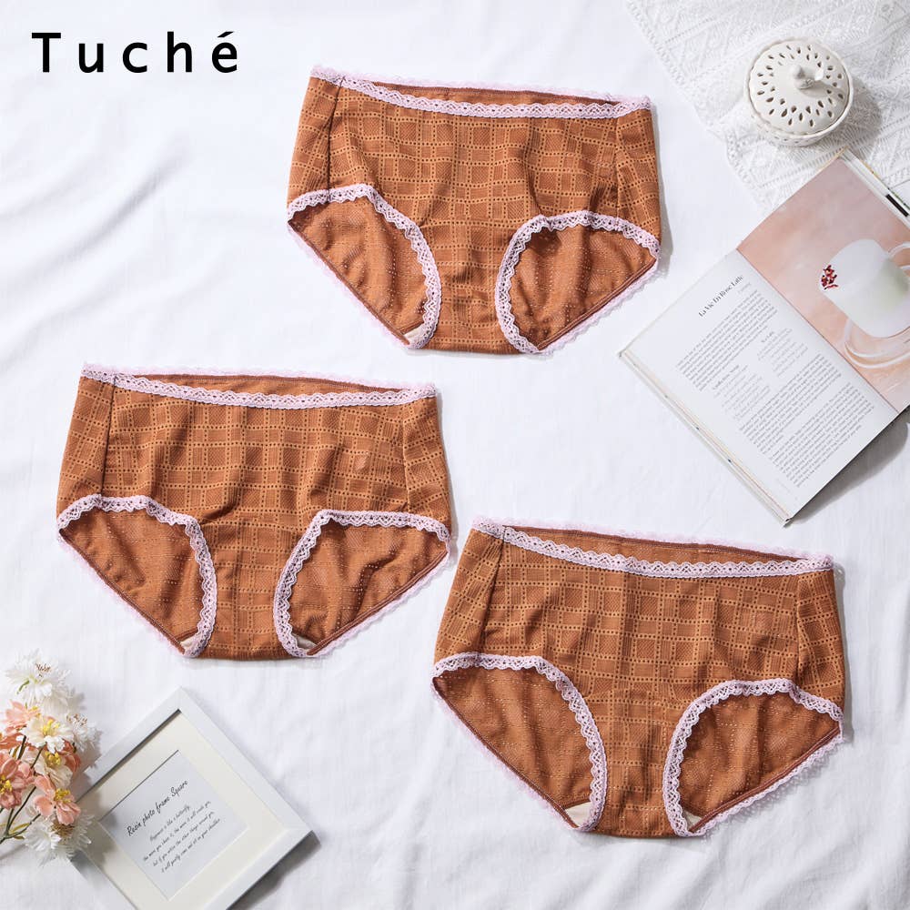 ネット限定お得福袋【総レースショーツ】同色3枚セット