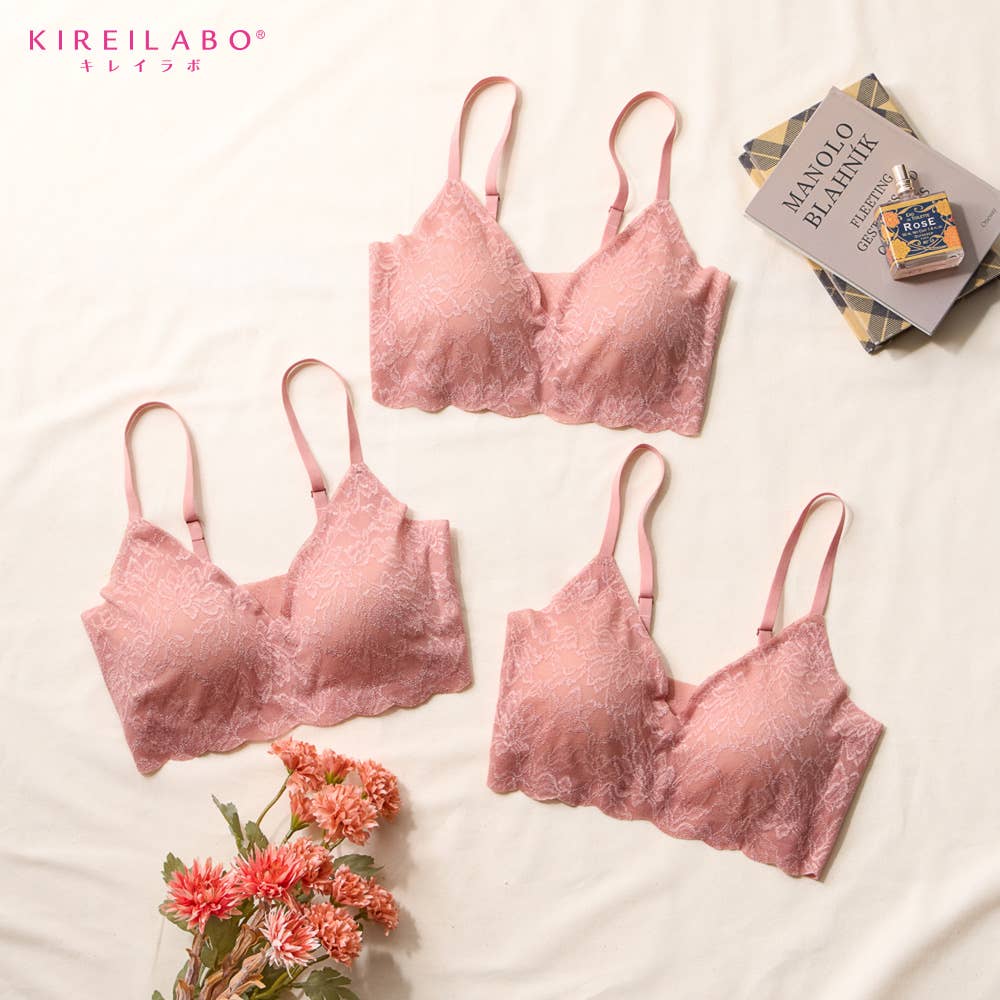 ネット限定お得福袋【ブラファンデ　ノンワイヤーブラ(アジャスター付き)】同色3枚セット