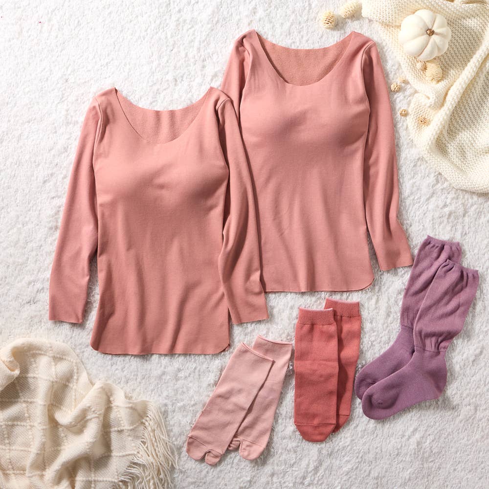 ネット限定お得福袋【レディースあったかアイテム】詰め合わせ4点セット【送料無料】 FK26LD01 セットカラー３