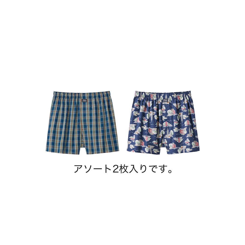 ネット限定お得福袋【トランクス（前あき）】2色セット FK26M008 セットカラー１
