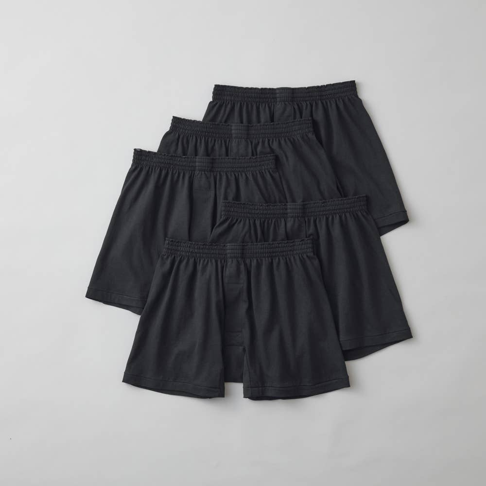 ニットトランクス（前あき）（5枚組）【SALE】 GM00915 :メンズ