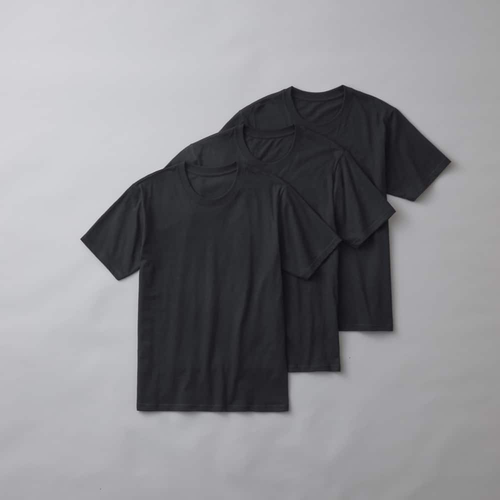 天竺クルーネックTシャツ（3枚組） GM01133 :メンズ トップス