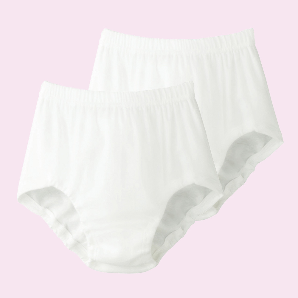 【綿100％】ショーツ（2枚組）【SALE】 GY550ST オフホワイト