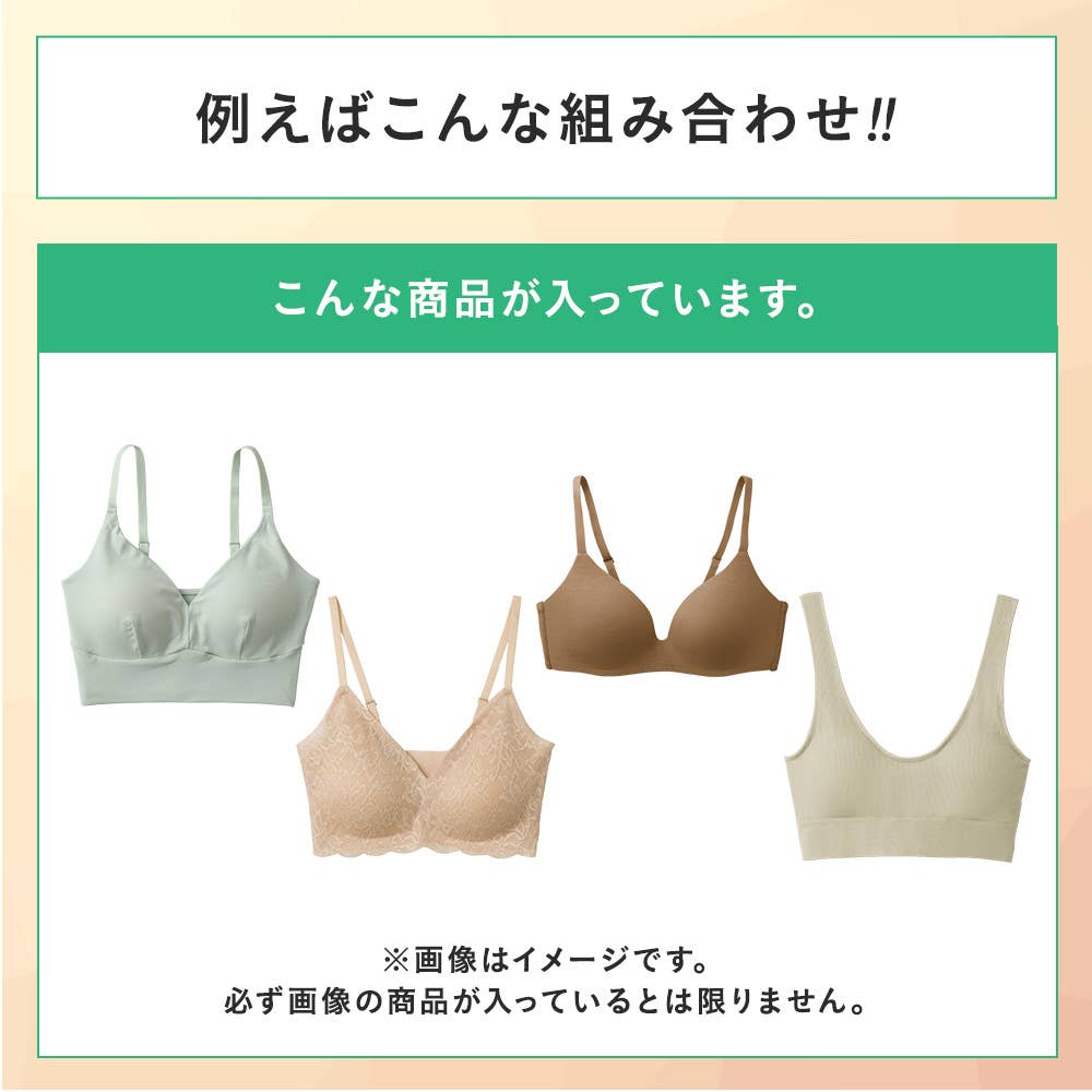 【感謝祭限定】ノンワイヤーブラ2点セット HB26L003 E1