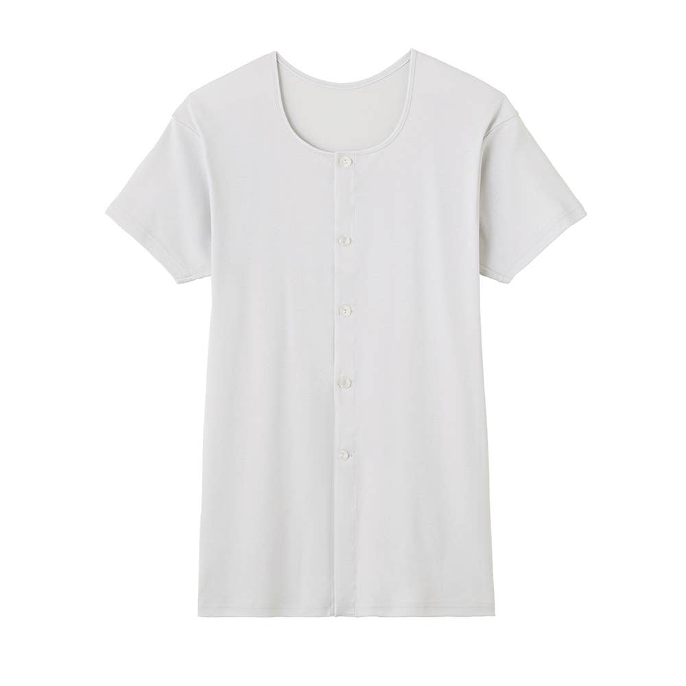 オーダーちむ MidiUmi｜コットン Aライン バンドカラー シャツ “A-line shirt