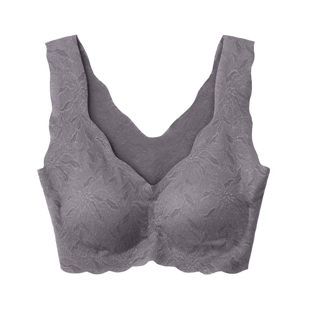 【ブラファンデ】ノンワイヤーブラジャー【まとめ買い割対象】 KB1655 スモークグレー