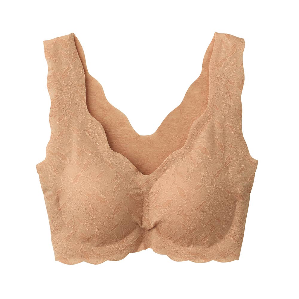 【ブラファンデ】ノンワイヤーブラジャー【まとめ買い割対象】 KB1655 プリマベージュ