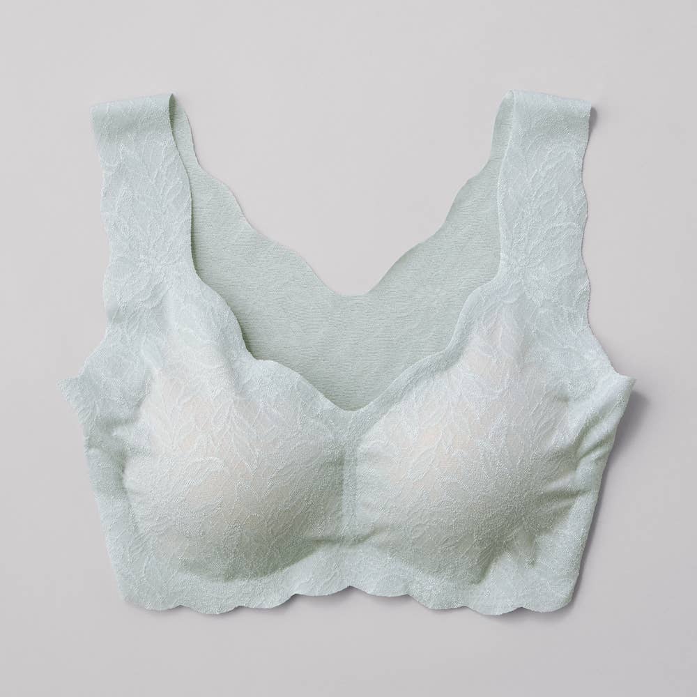 【ブラファンデ】ノンワイヤーブラジャー【まとめ買い割対象】 KB1655P メロースカイ