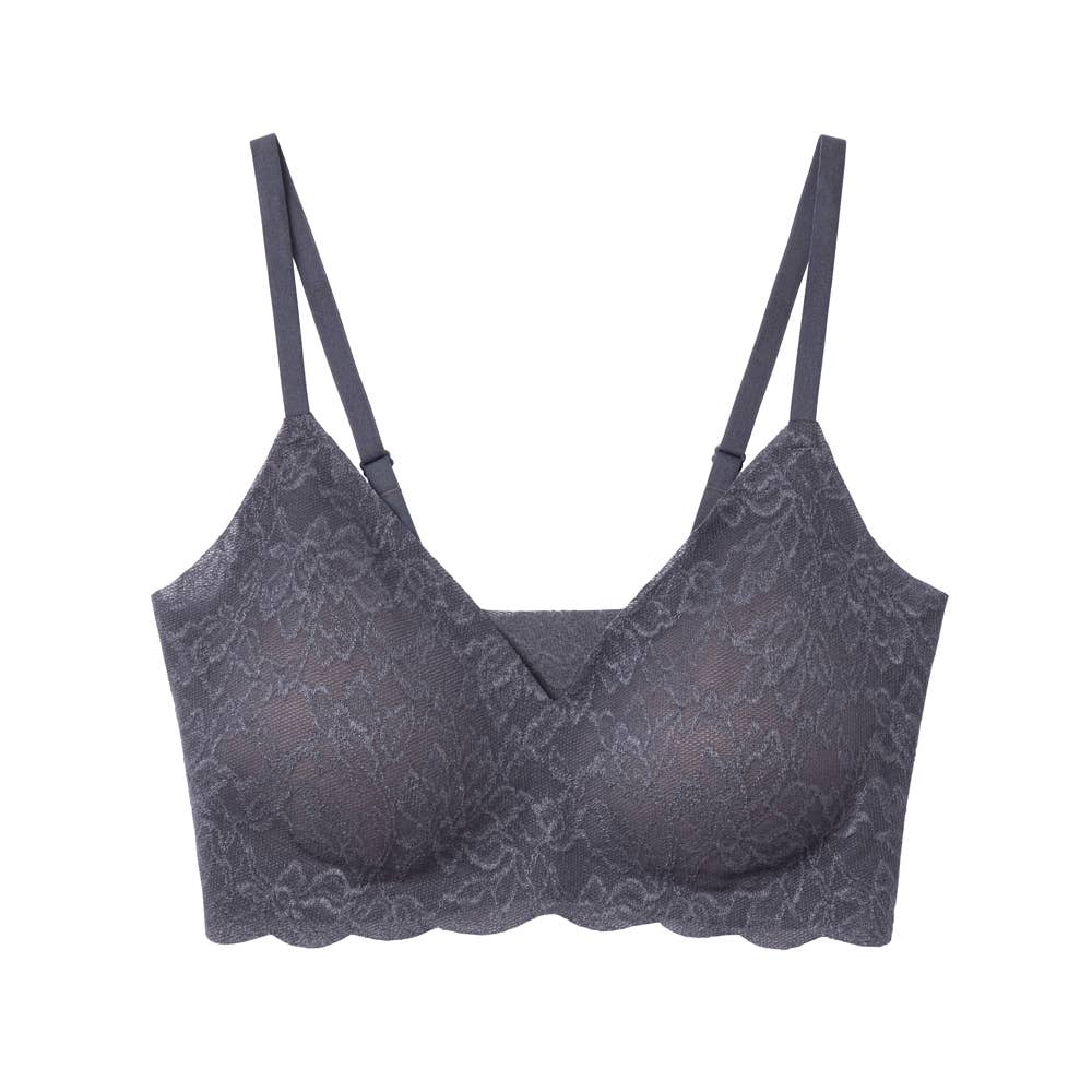 【ブラファンデ】ノンワイヤーブラジャー(アジャスター付き)【セット割対象】 KB1792 ダークブルー