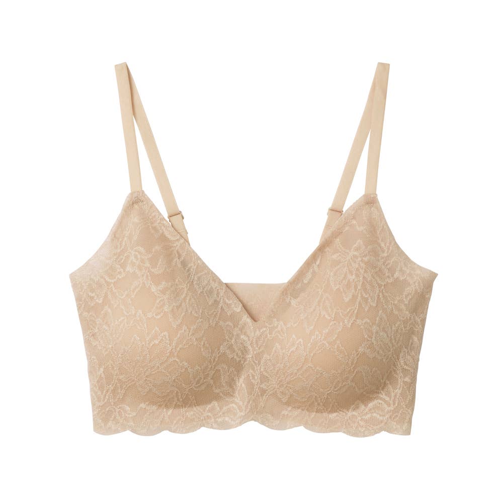 【ブラファンデ】ノンワイヤーブラジャー(アジャスター付き) KB1792P ベージュ