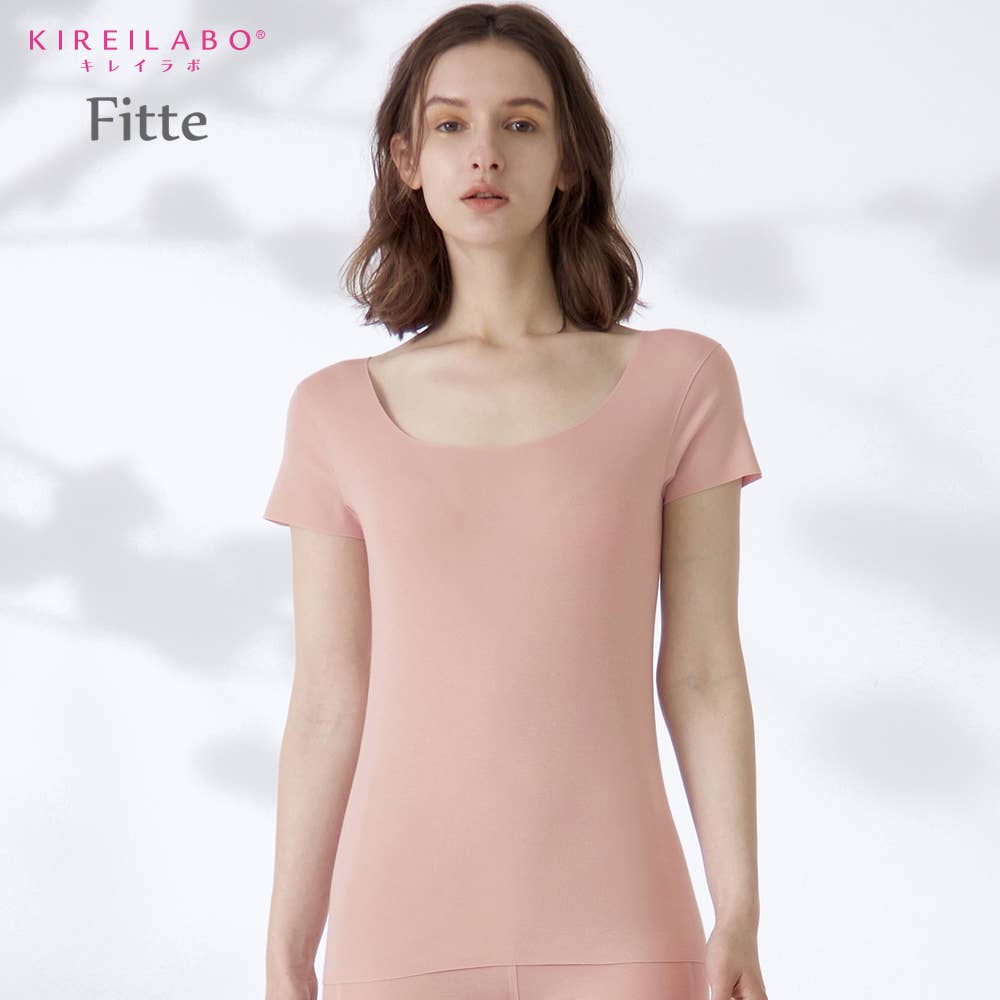 【完全無縫製】2分袖インナー