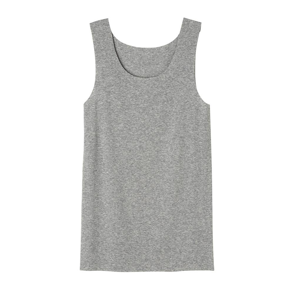 【完全無縫製】タンクトップ KB2054B グレーモク