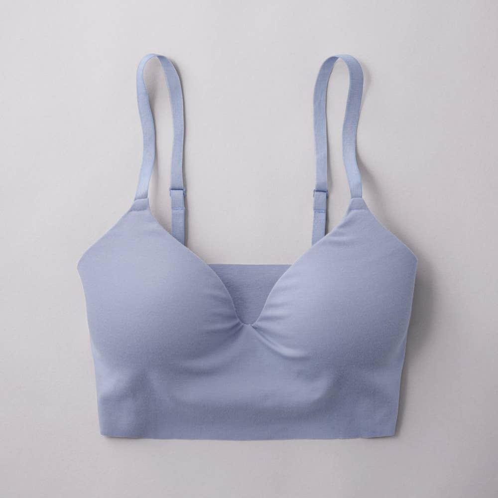 【Fitte】ノンワイヤーブラジャー【SALE】 KB3055YM リュエルブルー