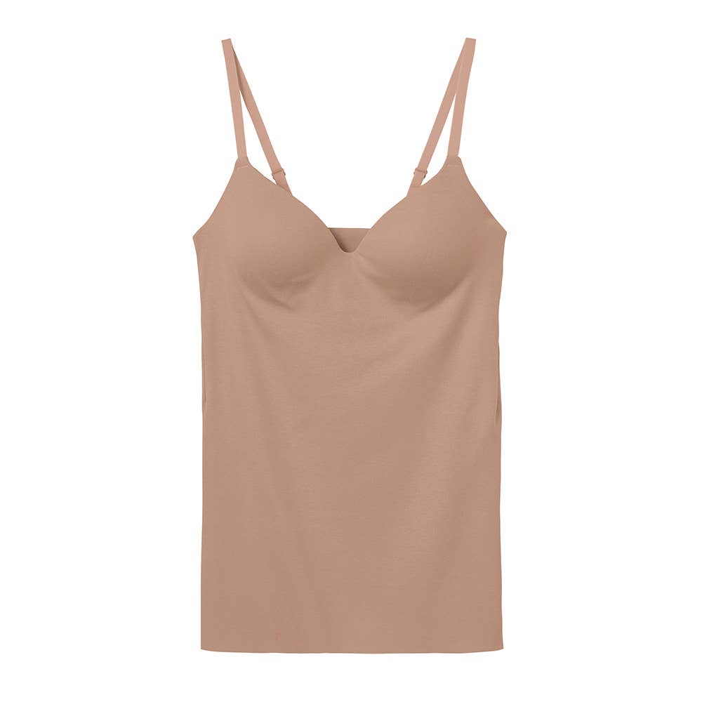 【Fitte】ブラキャミソール【SALE】 KB3057YM ブリリアントモカ