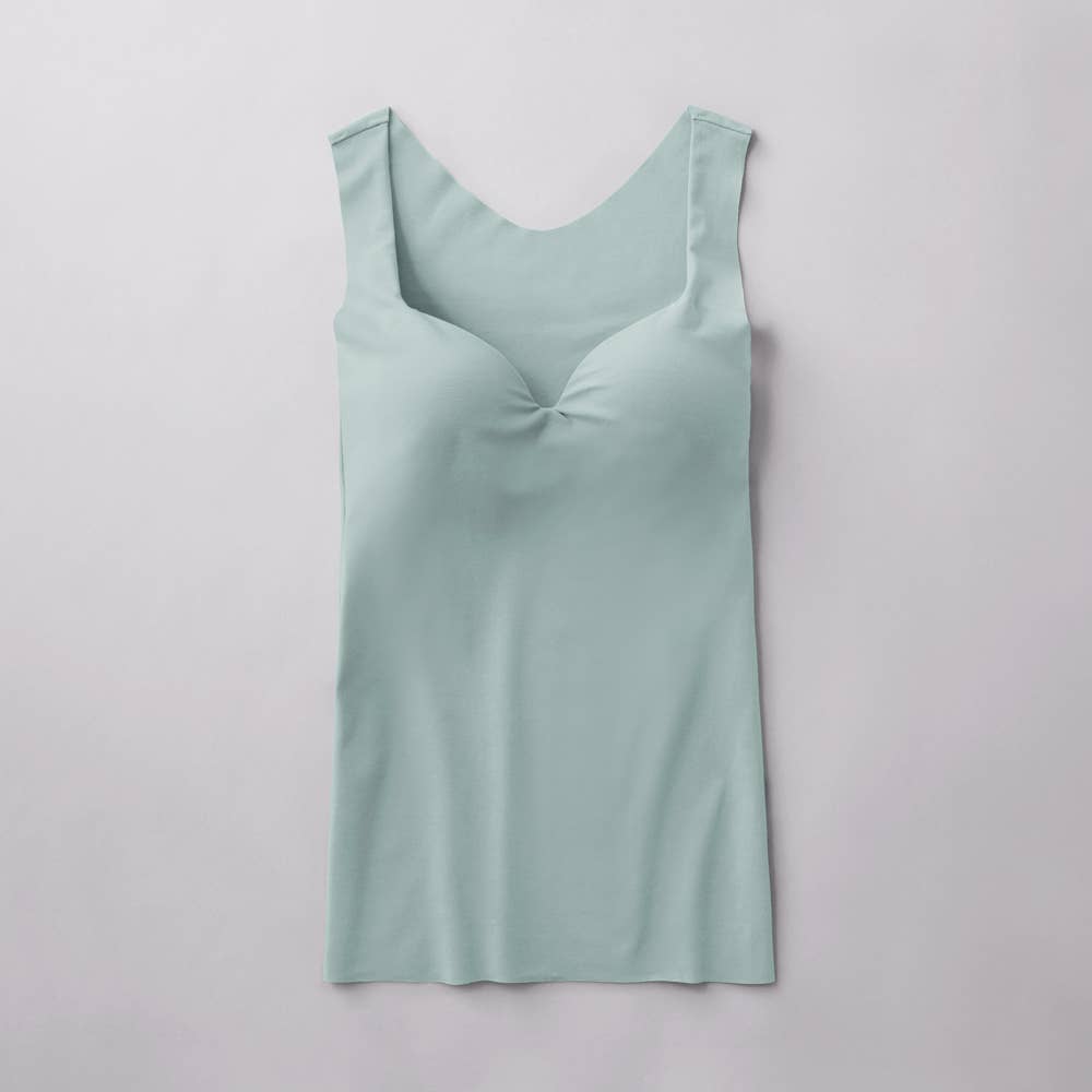 【Fitte】ブラタンクトップ KB3058K エバーグリーン