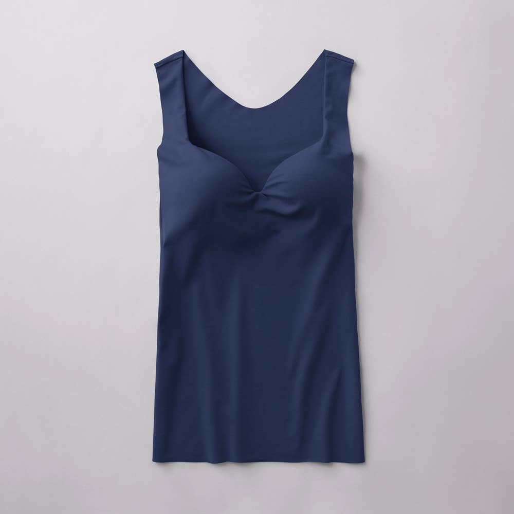 【Fitte】ブラタンクトップ KB3058K イエールネービー