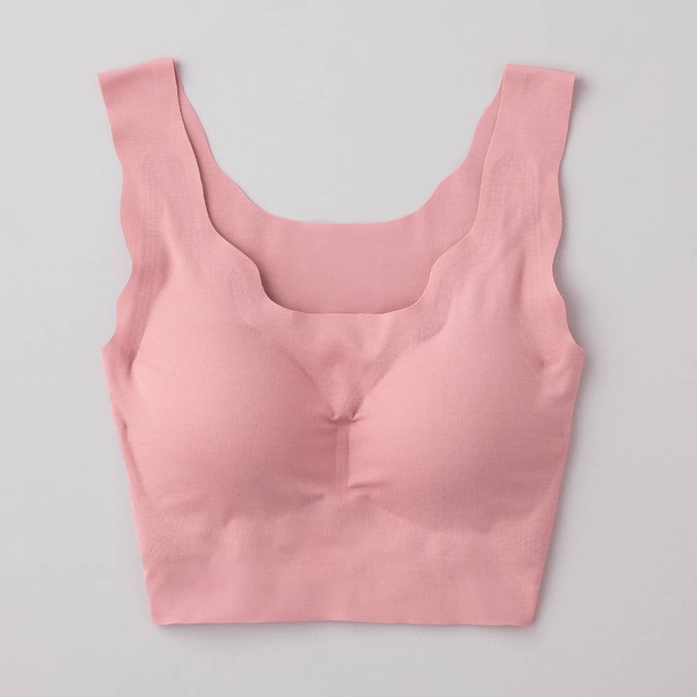 【Fitte（完全無縫製）】ハーフトップ KB3155K クワイエットピーチ