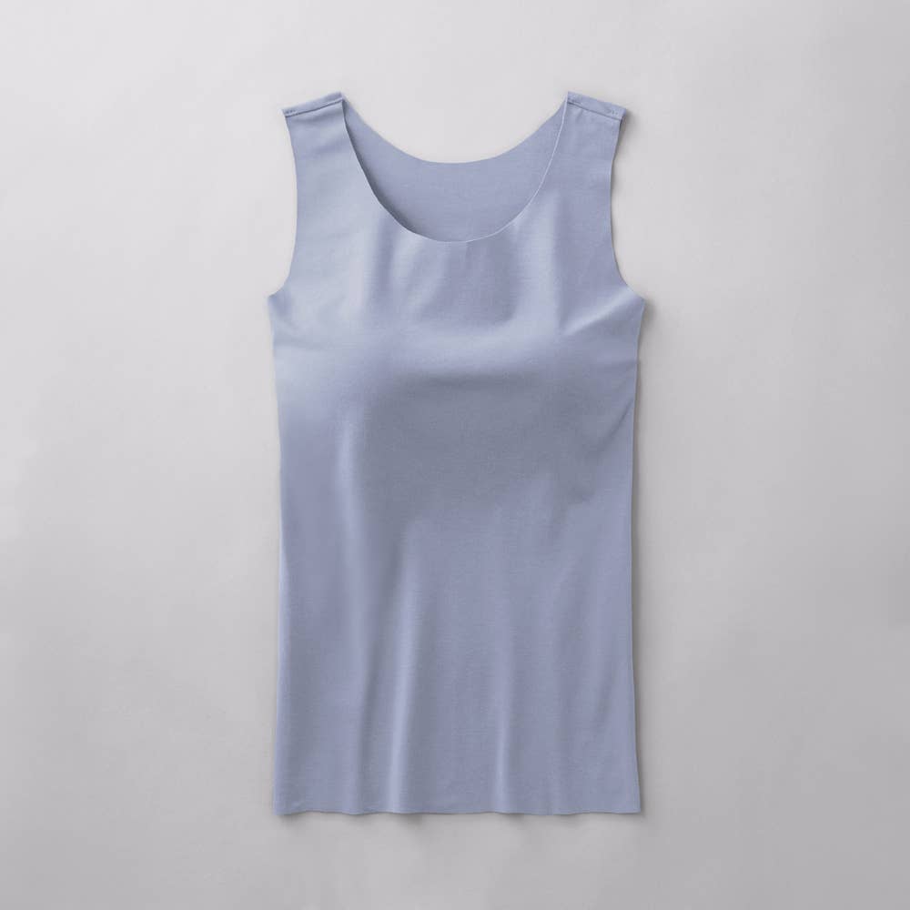 【Fitte】ブラタンクトップ(ラウンドネック)【SALE】 KB3158EC リュエルブルー