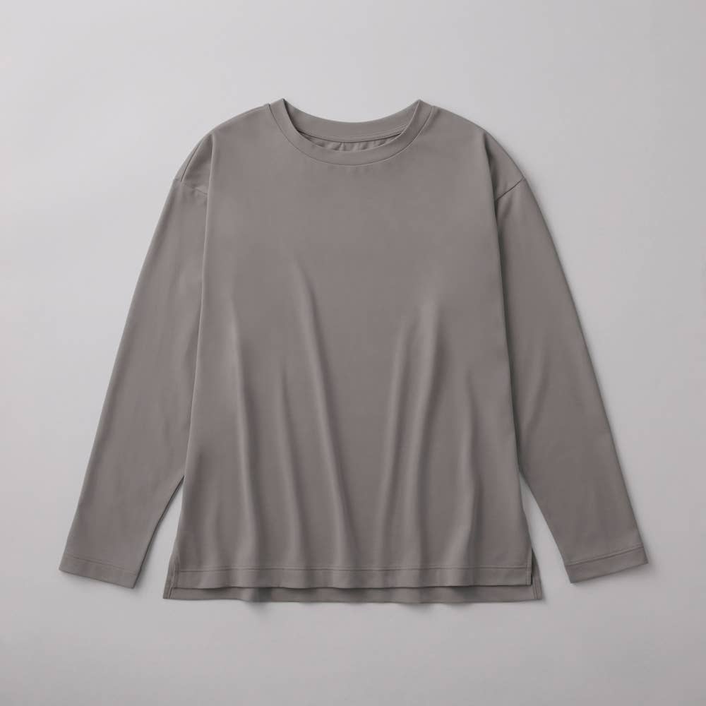 【Fitte】ロングスリーブTシャツ KB5146P オリーブ