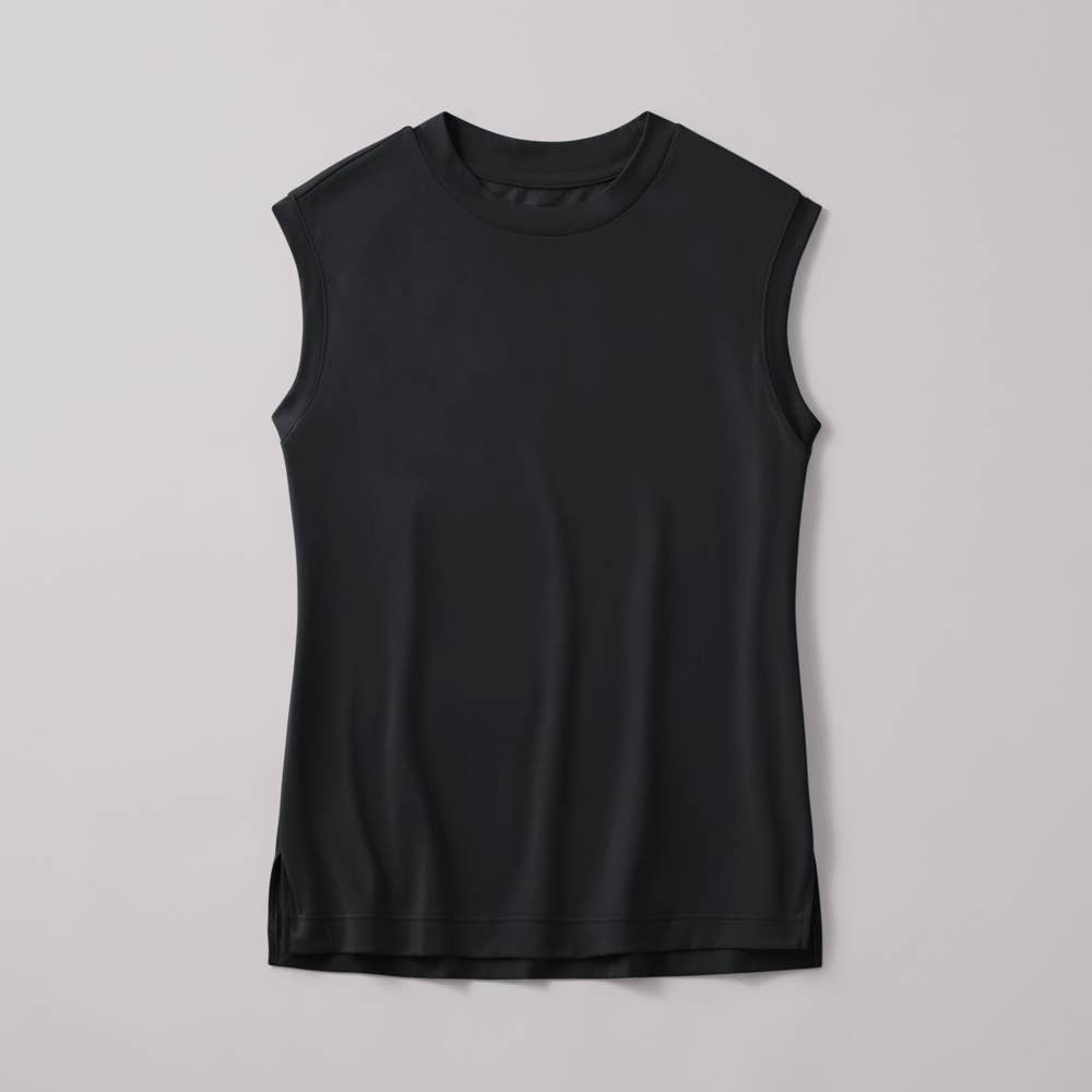 【Fitte】ノースリーブ KB5154P ブラック