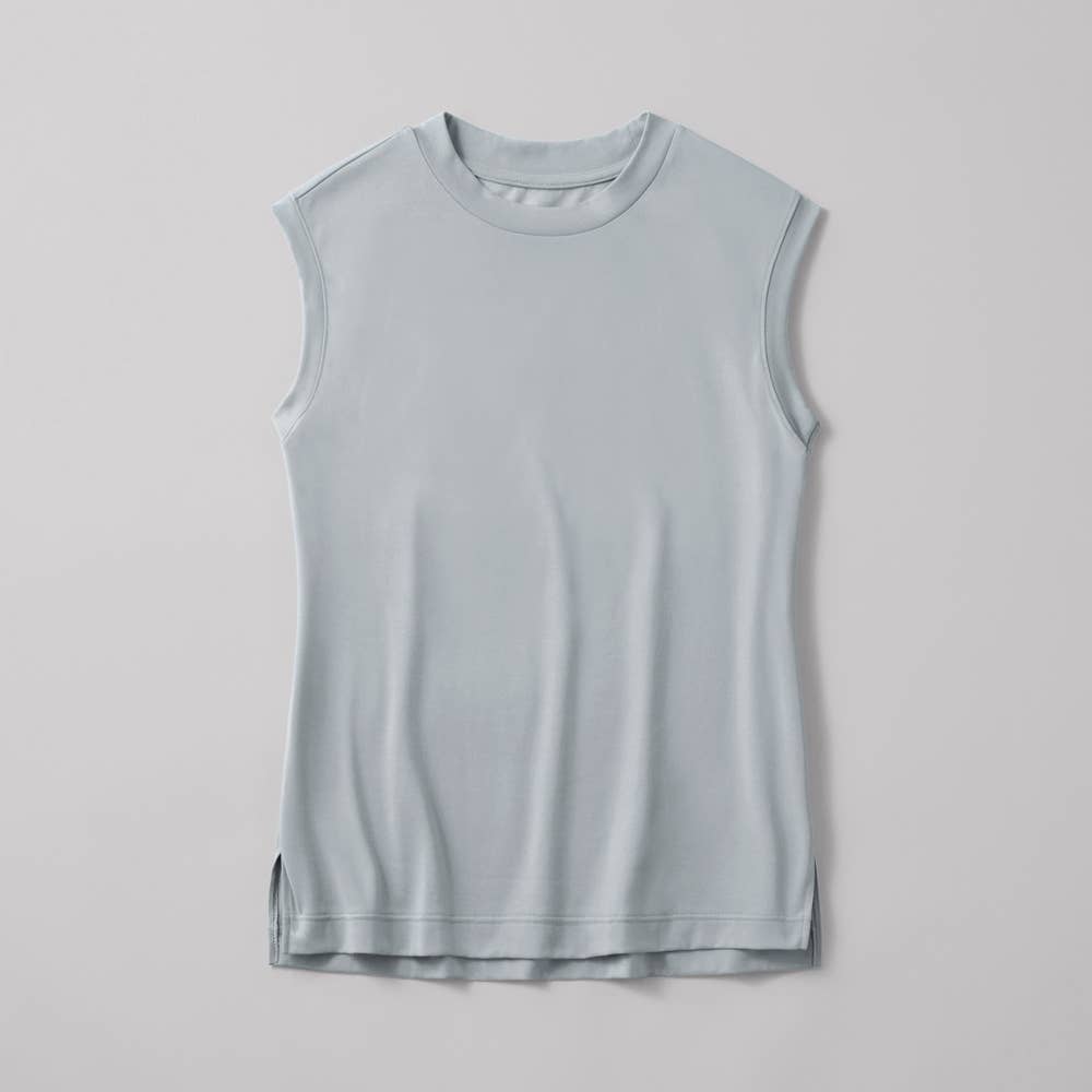 【Fitte】ノースリーブ KB5154P チョークブルー