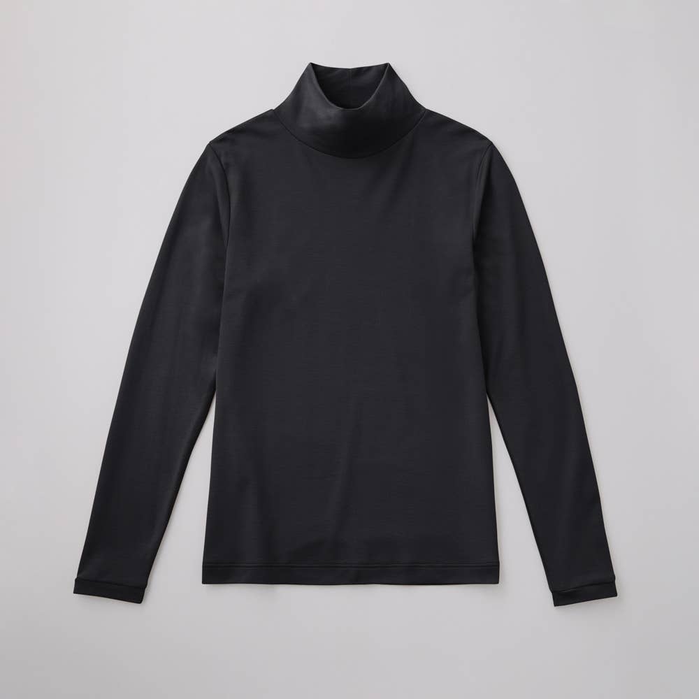 Fitte】ハイネック長袖シャツ【SALE】 KB5245P :レディース トップス