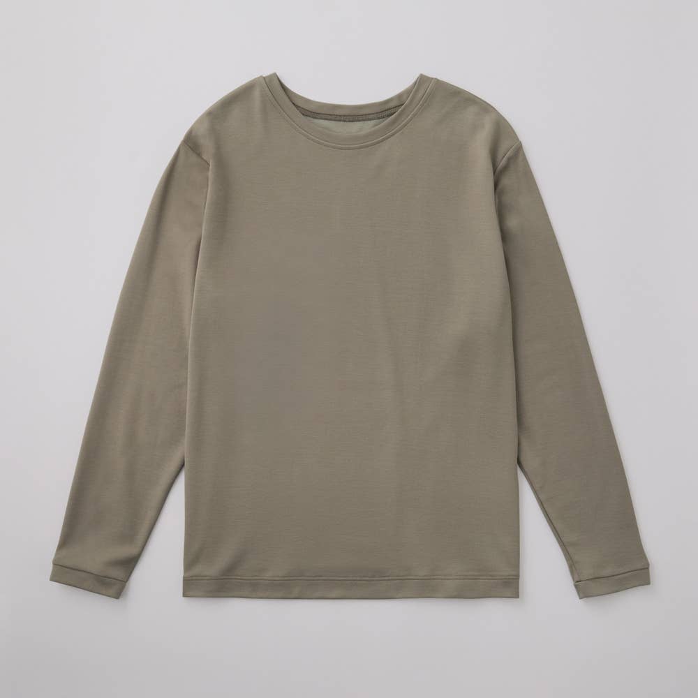 【Fitte】長袖オーバーシャツ【SALE】 KB5246P グレースベージ