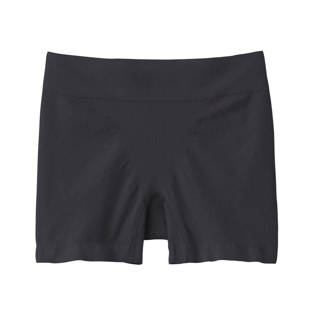 【Fitte　マルチショーツ】レギュラーショーツ(1分丈) KB7370P ブラック