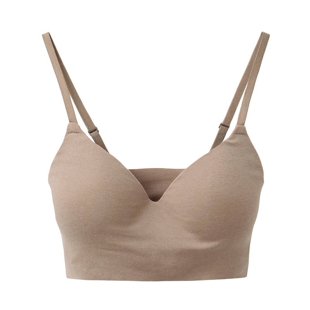 【Fitte COOL】ノンワイヤーブラジャー KB9155K ベールブラウン