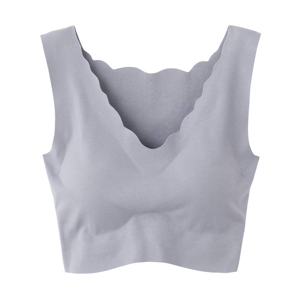 【完全無縫制】 胸衣KL2055A灰藍色