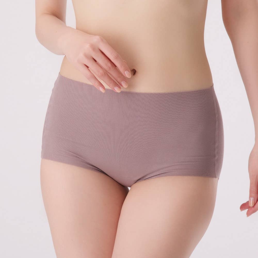 【完全無縫製】レギュラーショーツ KL2070R ローズグレー