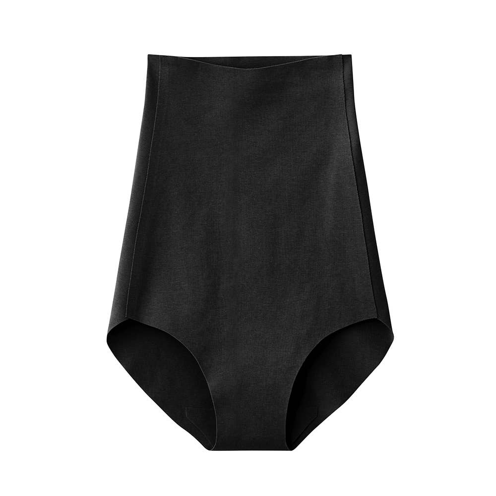 【完全無縫製】ハイウエストショーツ KL2072A ブラック