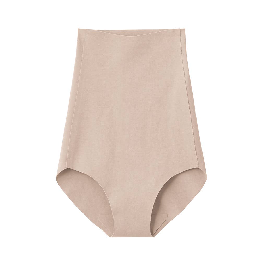 【完全無縫製】ハイウエストショーツ KL2072A ベージュ