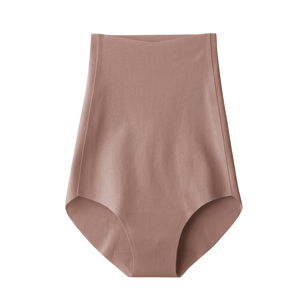 【完全無縫製】ハイウエストショーツ KL2072A ベージュヘザー