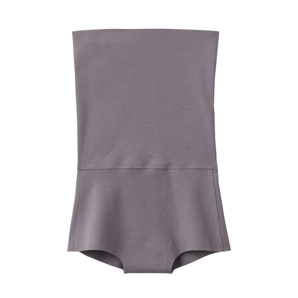 【綿混起毛】1分丈ハイウエストショーツ KL9768 グレー