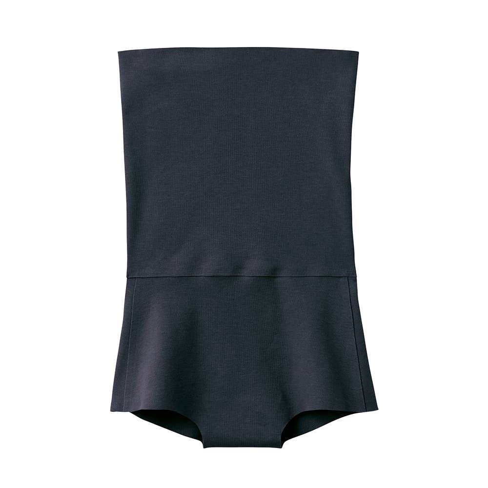 【綿混起毛】1分丈ハイウエストショーツ KL9768 ブラック