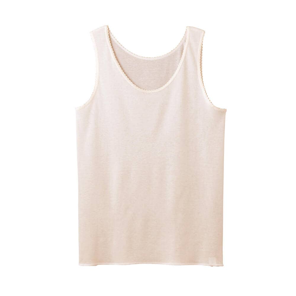 【強撚綿100％】ラン型スリーマー KQ4454 カームベージュ